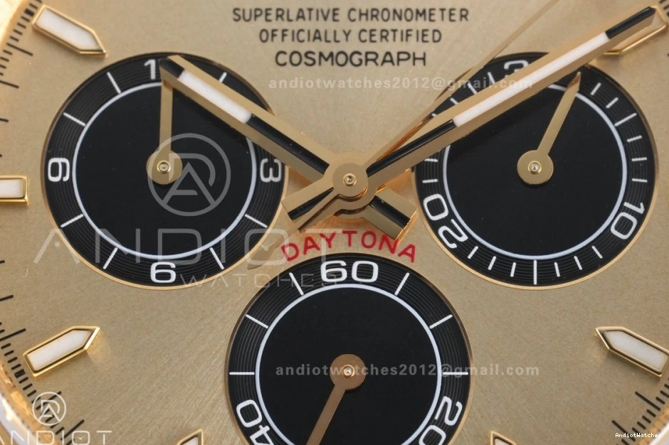 Packable 126508 Best 796 Edition VSF Dial Oyster Sub-dial 1:1 Daytona On Black YG Gain DD Weight Bracelet 0425